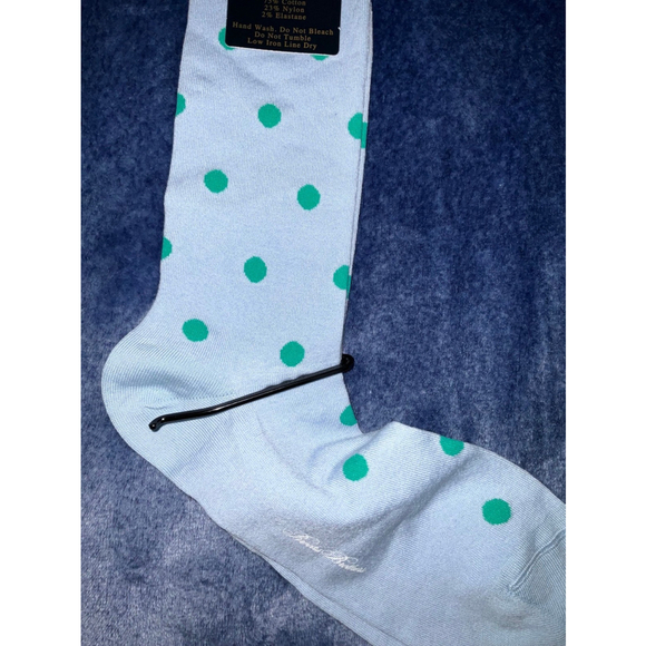 Brooks Brothers Men’s Polka Dot Dress Socks - Picture 5 of 6